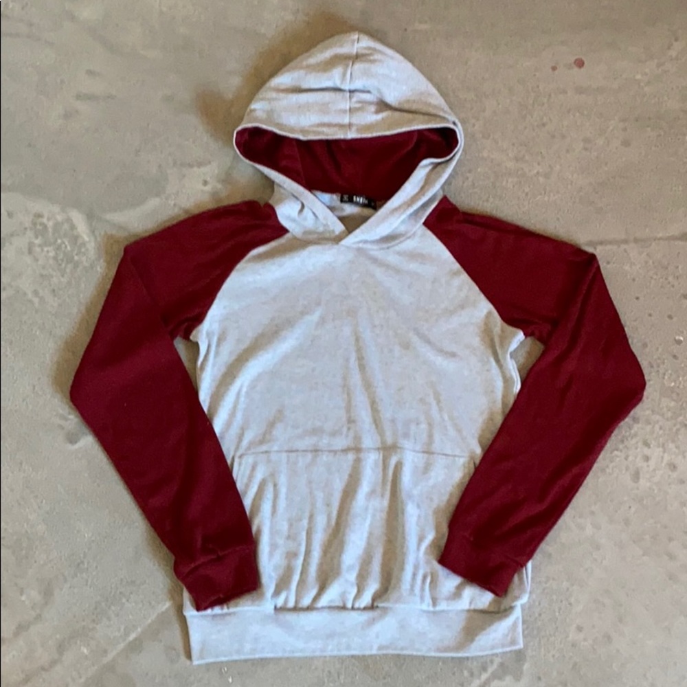 Red Baseball Hoodie